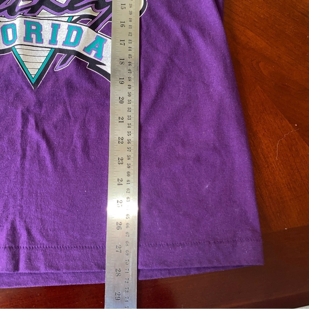 Vintage MICKEY MOUSE FLORIDA T-Shirt Purple  L 50/50 Single Stitch USA Grail‎ - Picture 3 of 10